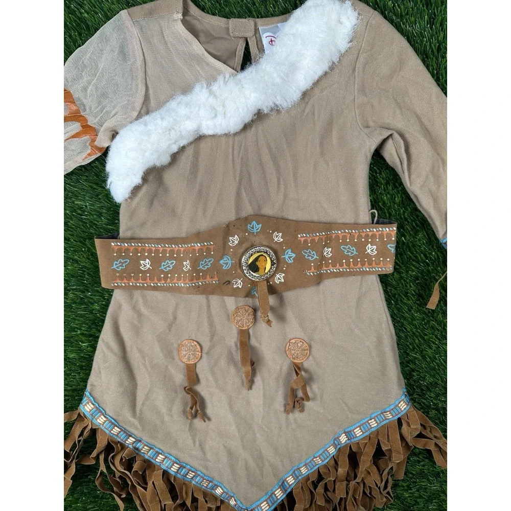 Vintage Disney Store Pocahontas Costume Girls Size XXS 2/3 - Picture 2 of 8